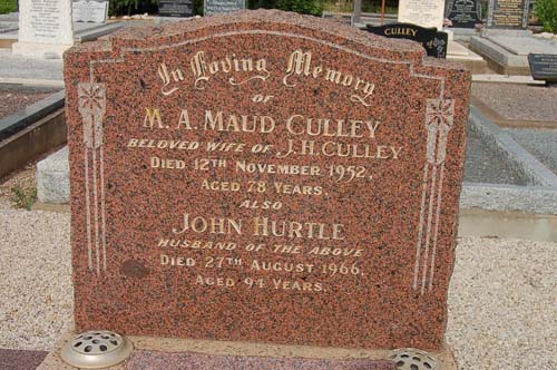 Culley, Maud M. A. 