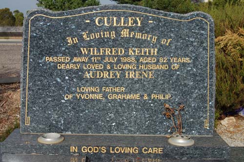 Culley, Wilfred Keith