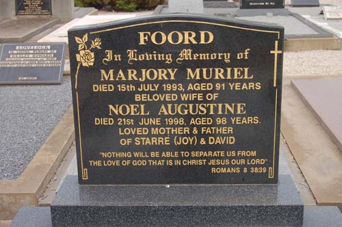 Foord, Marjory Muriel 