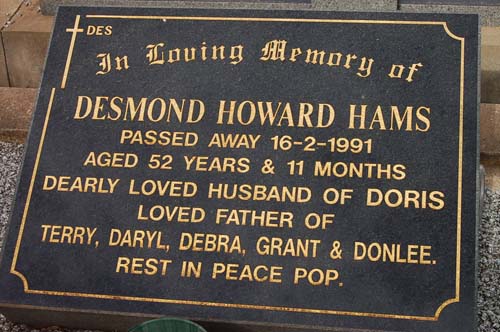 Hams, Desmond Howard 