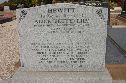 Hewitt, Alice Lillian 