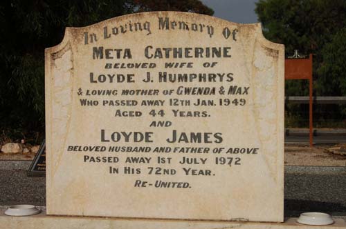 Humphrys, Loyde James 