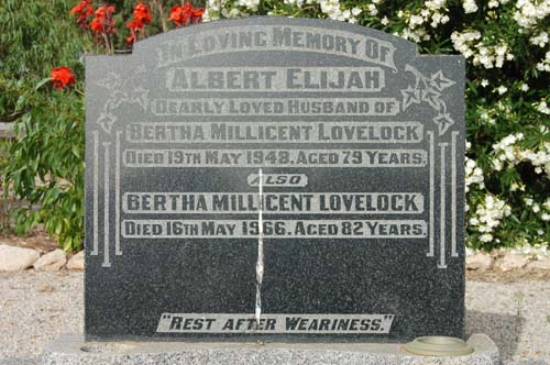 Lovelock, Albert Elijah 