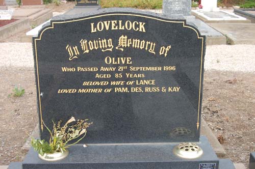 Lovelock, Olive Lavinia 