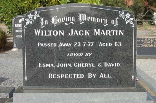 Martin, Wilton Jack 