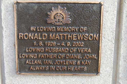 Matthewson, Ronald 