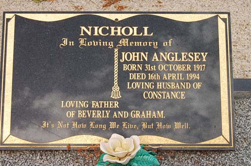Nicholl, John Anglesey 