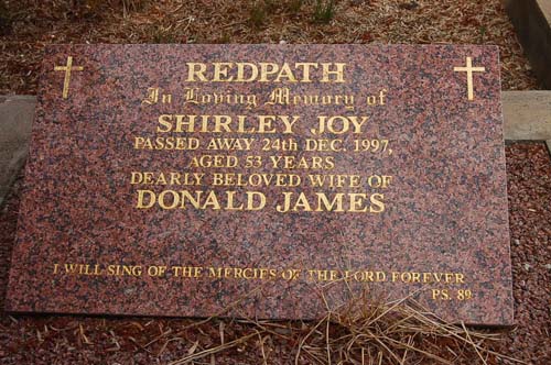 Redpath, Shirley Joy