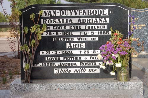 VanDuyvenbode, Rosalie