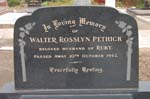 Pethick, Walter Rosslyn 